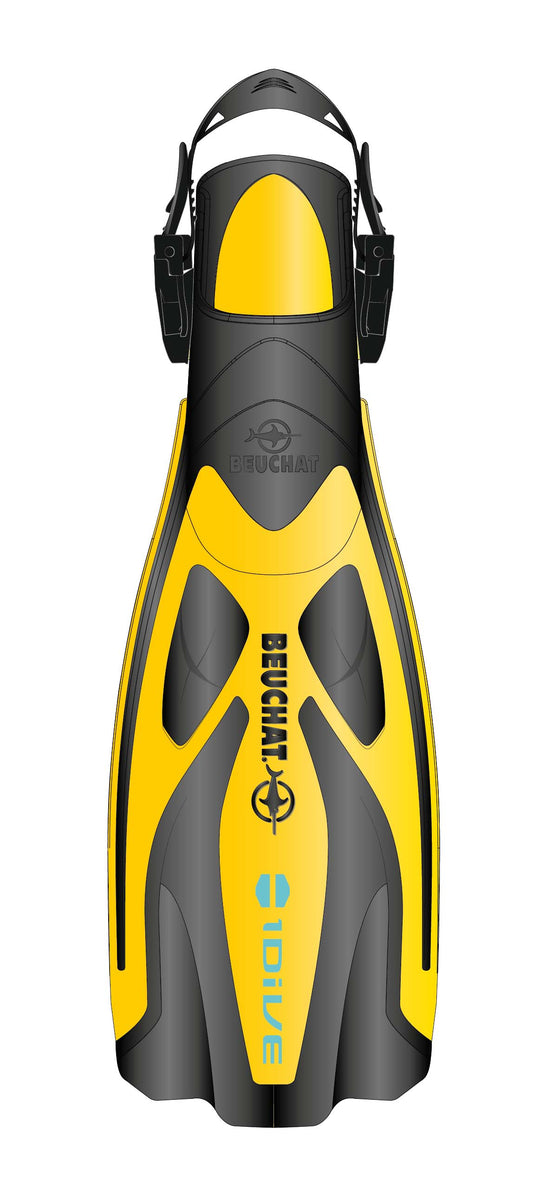 1DIVE Adjustable Fin Yellow