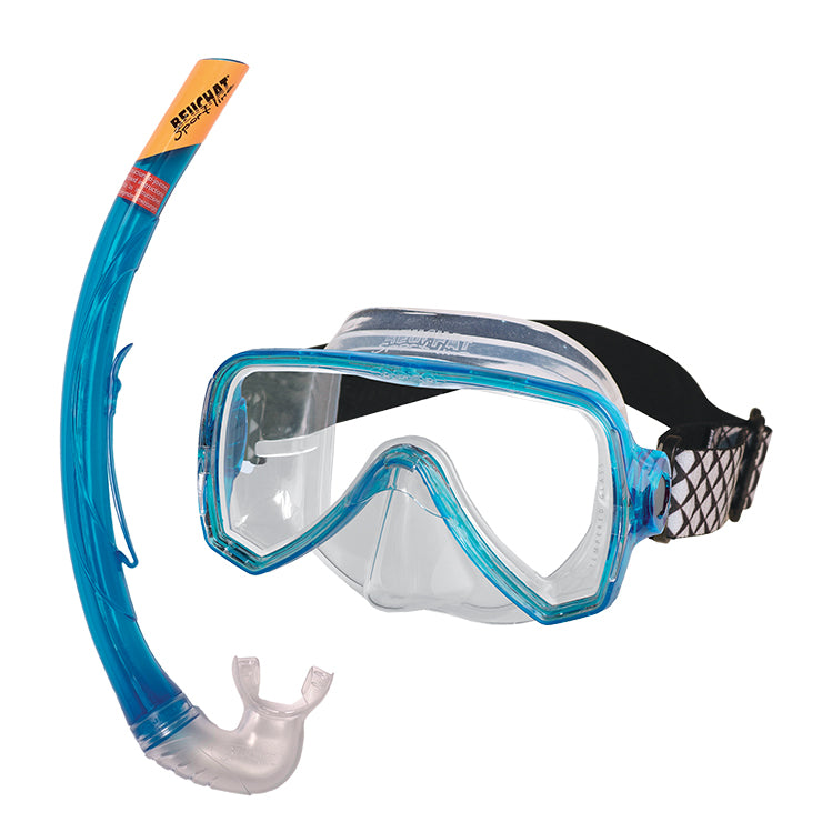 OCEO Mask/Snorkel Set - Turquoise - ADULT